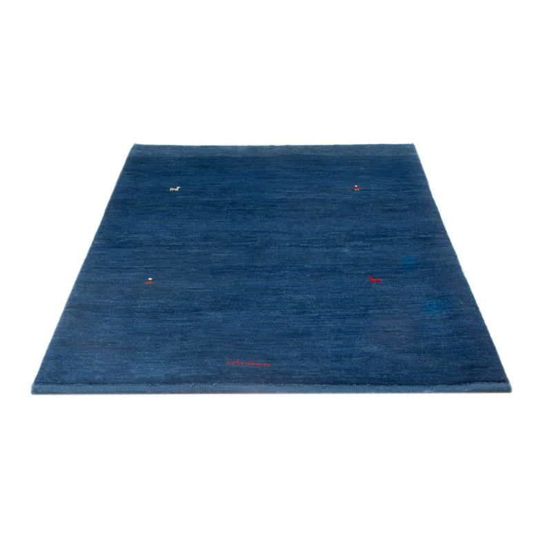 Gabbeh Persisch Teppich 107x160cm - Perserteppich Wollteppich - dunkelblau