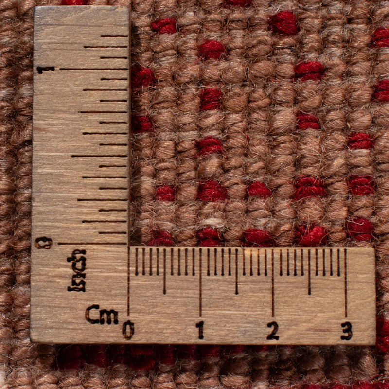 Gabbeh Persisch Teppich 104x161cm - Perserteppich Wollteppich - hellbraun