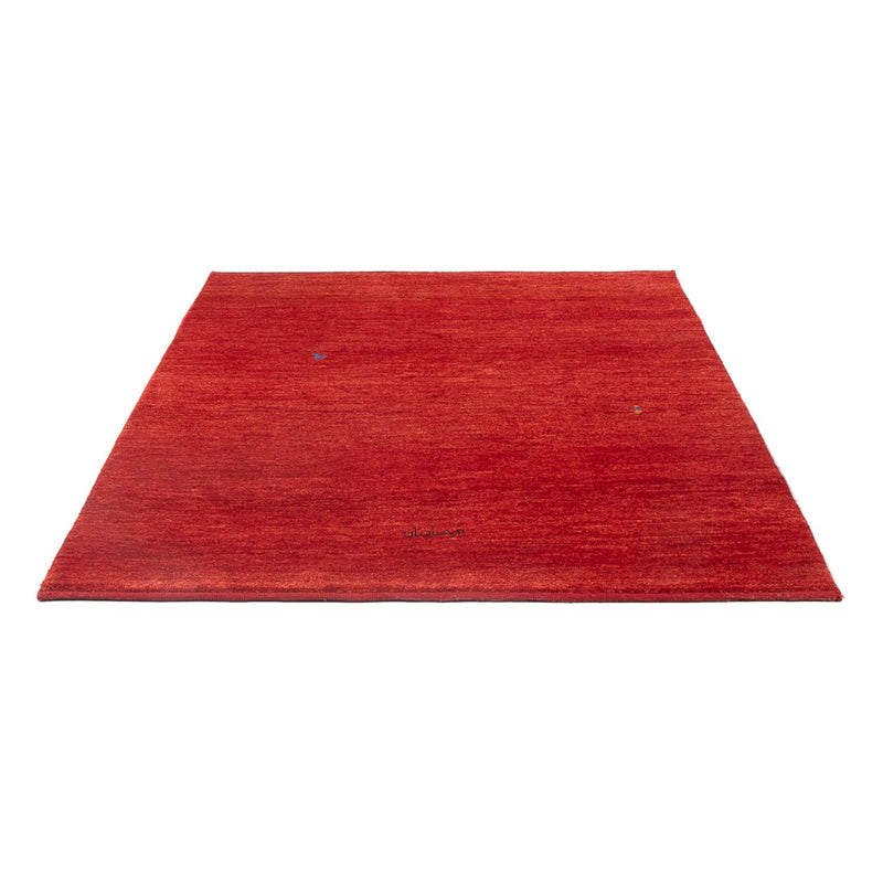 Gabbeh Persisch Teppich 139x184cm - Perserteppich Wollteppich - rot
