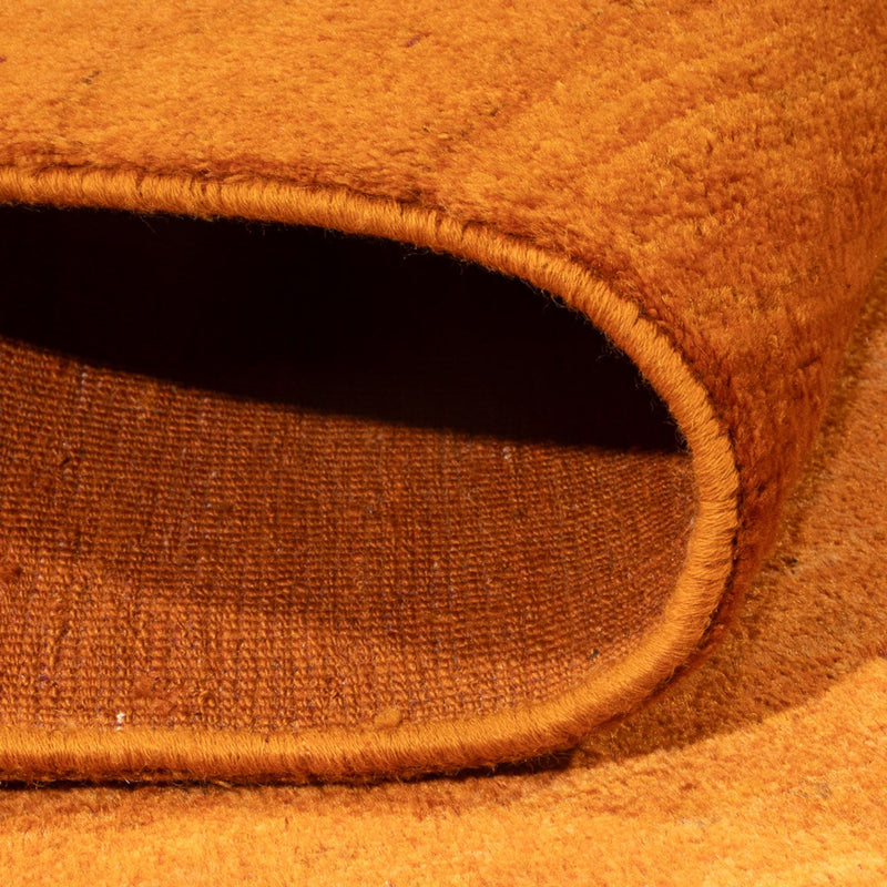 Gabbeh Persisch Teppich 138x172cm - Perserteppich Wollteppich - orange
