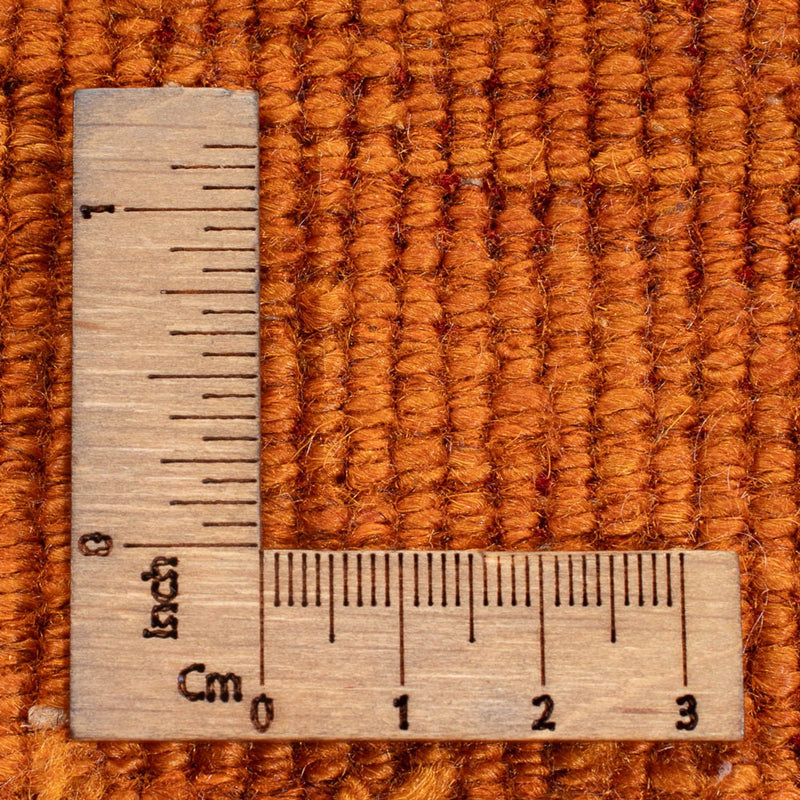 Gabbeh Persisch Teppich 138x172cm - Perserteppich Wollteppich - orange
