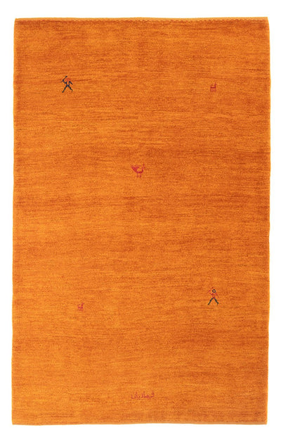 Gabbeh Persisch Teppich 116x176cm - Perserteppich Wollteppich - orange