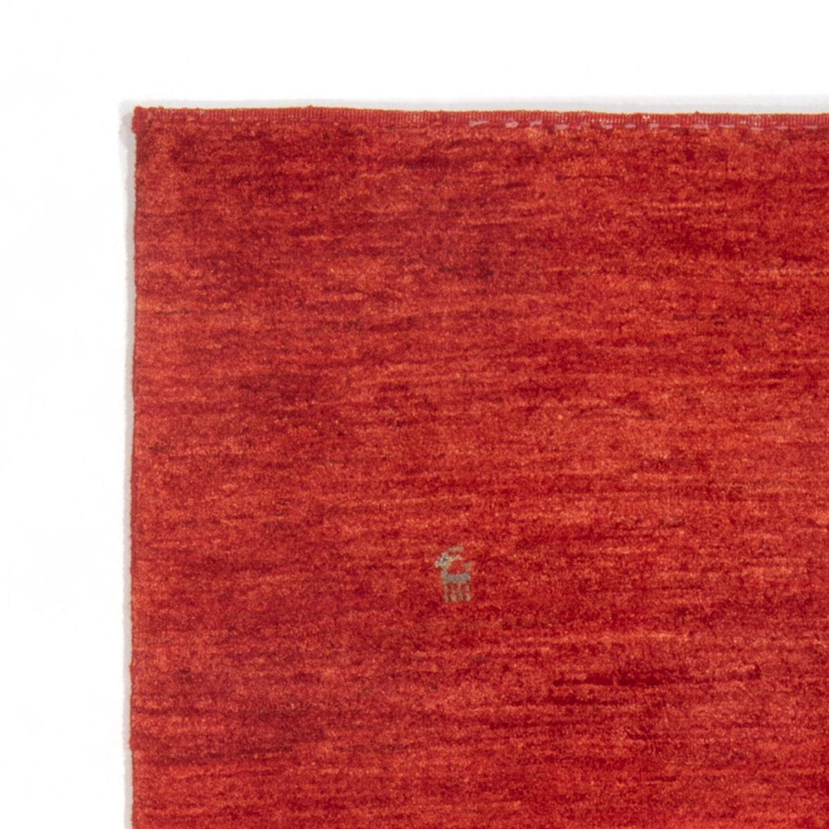 Gabbeh Persisch Teppich 120x188cm - Perserteppich Wollteppich - rot