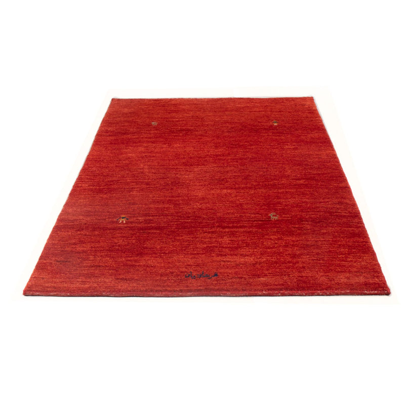 Gabbeh Persisch Teppich 120x188cm - Perserteppich Wollteppich - rot