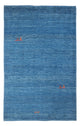 Gabbeh Persisch Teppich 116x180cm - Perserteppich Wollteppich - blau