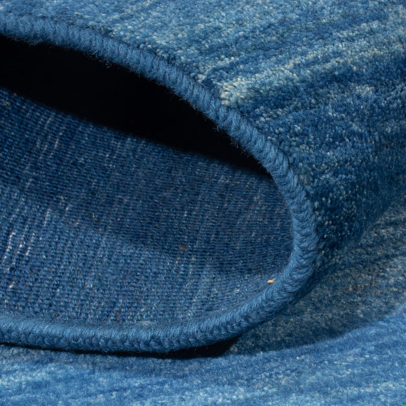 Gabbeh Persisch Teppich 116x180cm - Perserteppich Wollteppich - blau