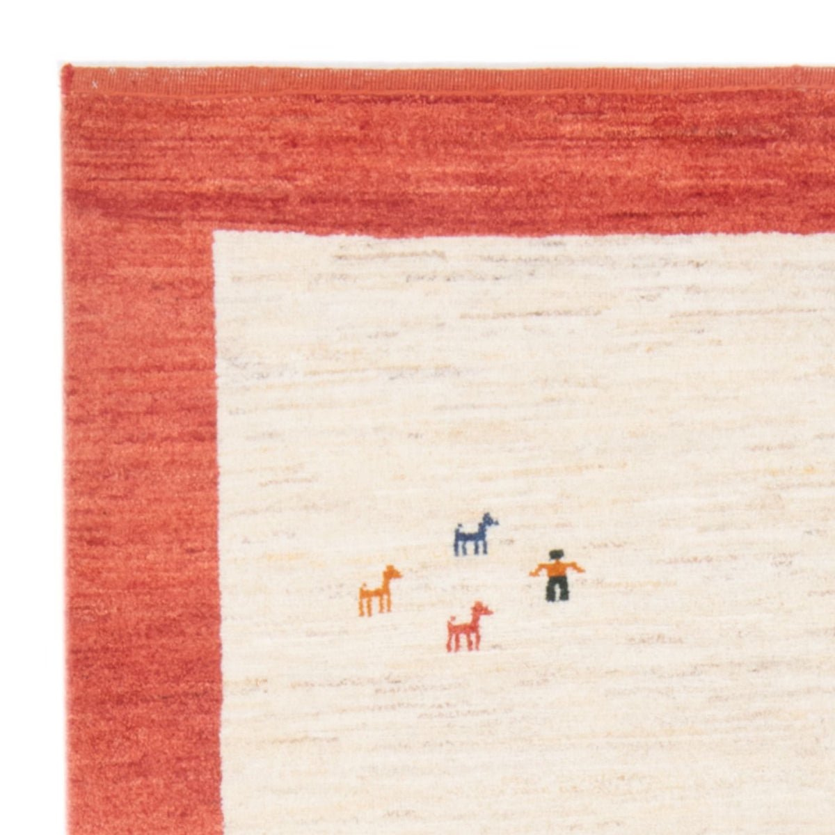 Gabbeh Persisch Teppich 120x177cm - Perserteppich Wollteppich - mehrfarbig