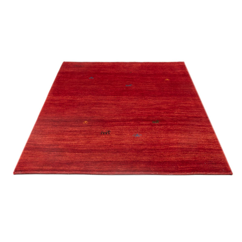 Gabbeh Persisch Teppich 114x185cm - Perserteppich Wollteppich - rot