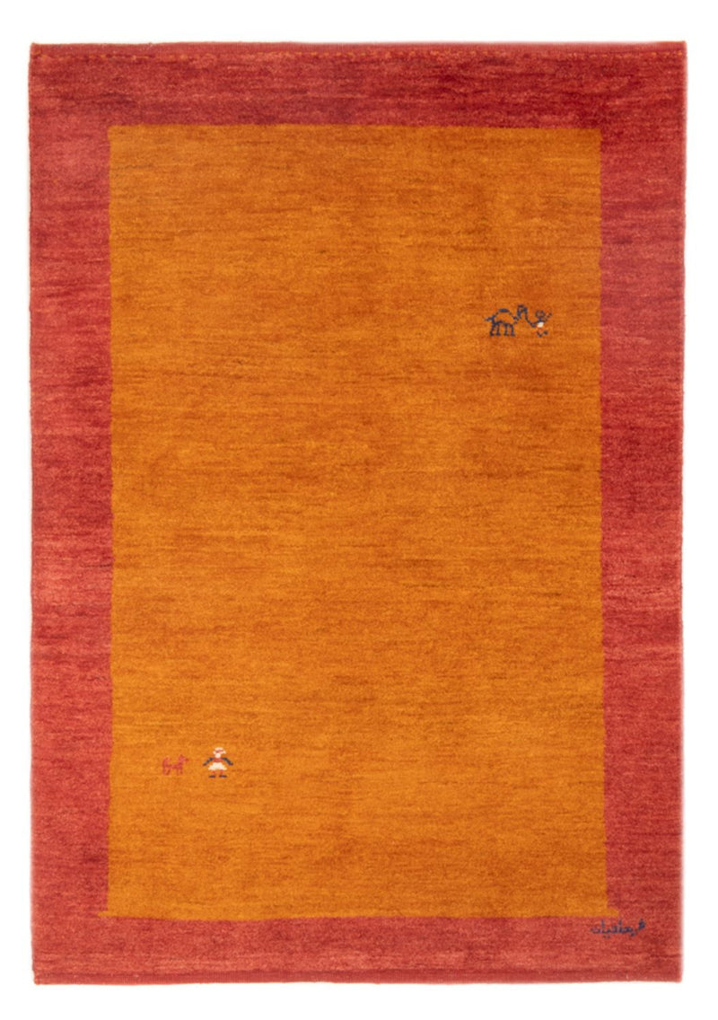 Gabbeh Persisch Teppich 101x156cm - Perserteppich Wollteppich - mehrfarbig