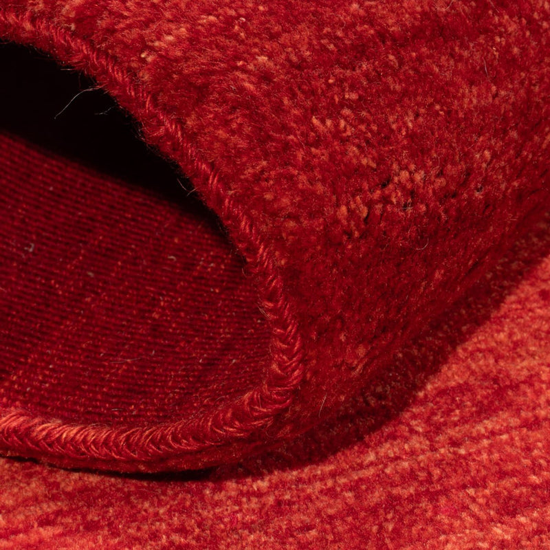 Gabbeh Persisch Teppich 101x156cm - Perserteppich Wollteppich - rot