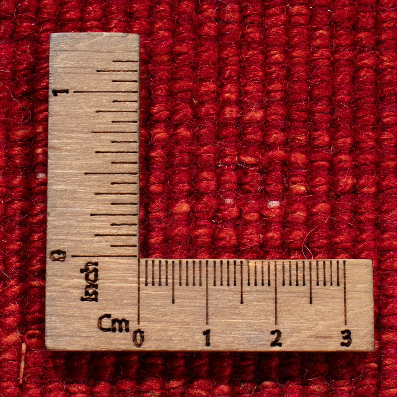 Gabbeh Persisch Teppich 101x156cm - Perserteppich Wollteppich - rot