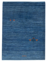 Gabbeh Persisch Teppich 102x147cm - Perserteppich Wollteppich - seeblau – product image