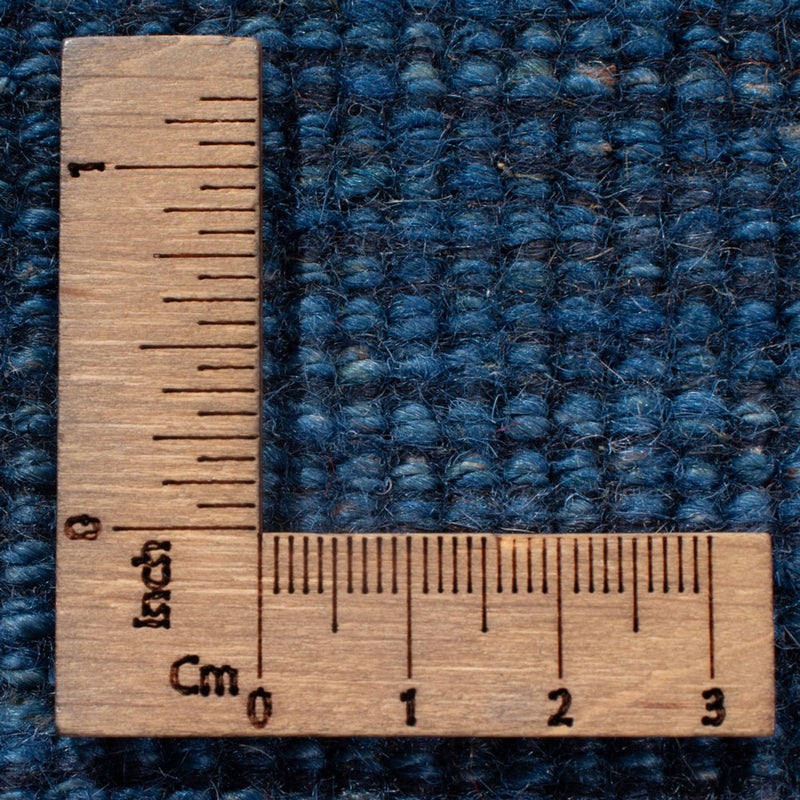 Gabbeh Persisch Teppich 102x147cm - Perserteppich Wollteppich - seeblau