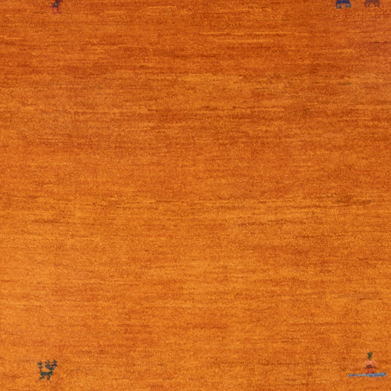 Gabbeh Persisch Teppich 107x160cm - Perserteppich Wollteppich - terrakotta