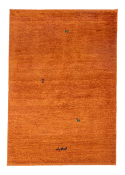 Gabbeh Persisch Teppich 103x152cm - Perserteppich Wollteppich - terrakotta