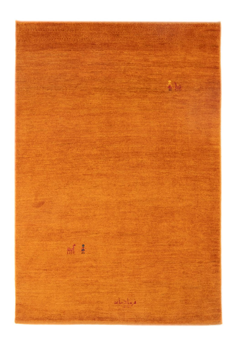 Gabbeh Persisch Teppich 100x159cm - Perserteppich Wollteppich - terrakotta