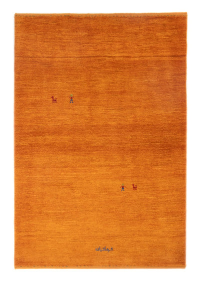 Gabbeh Persisch Teppich 100x154cm - Perserteppich Wollteppich - terrakotta