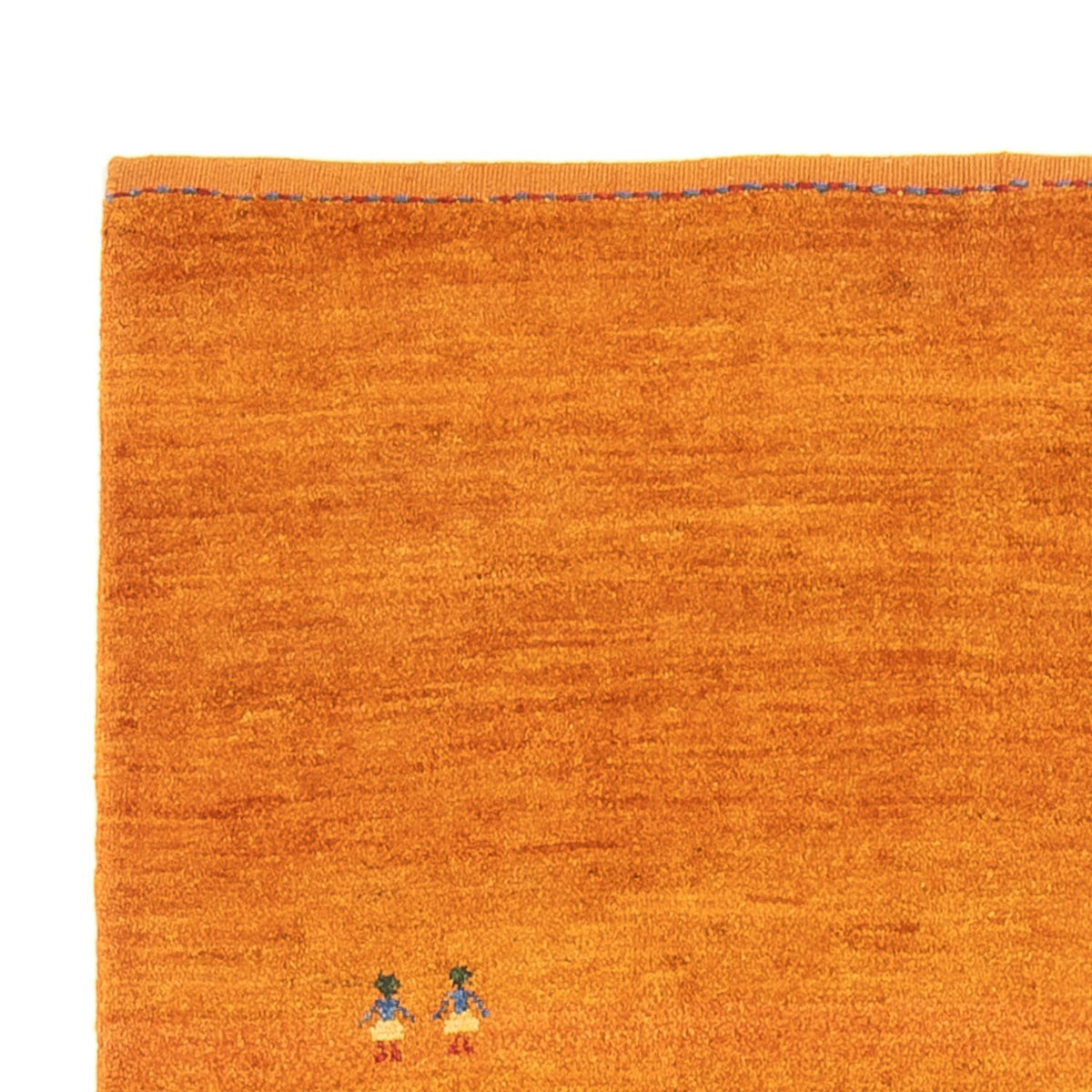 Gabbeh Persisch Teppich 116x179cm - Perserteppich Wollteppich - orange