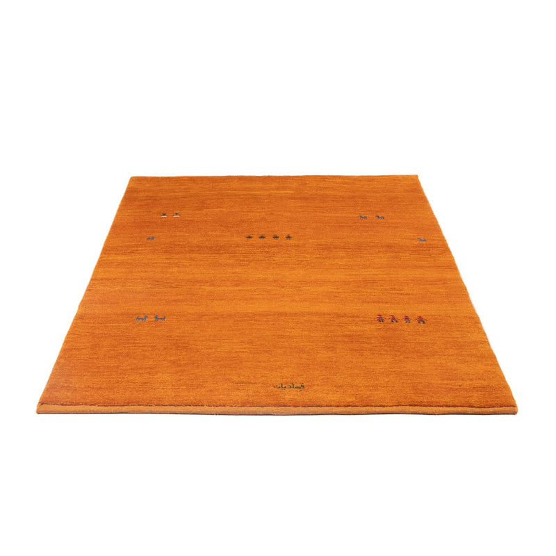 Gabbeh Persisch Teppich 116x179cm - Perserteppich Wollteppich - orange
