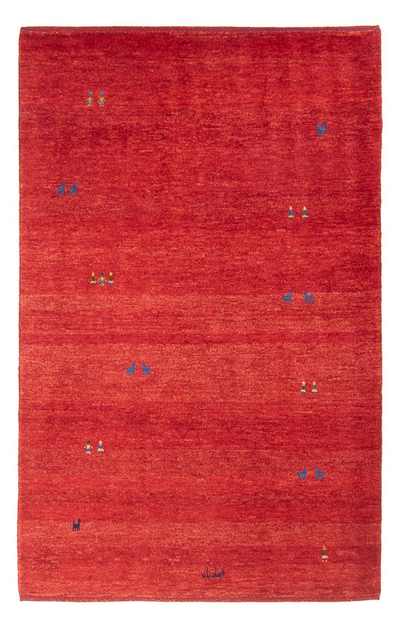 Gabbeh Teppich - Perser - 123 x 183 cm - rot