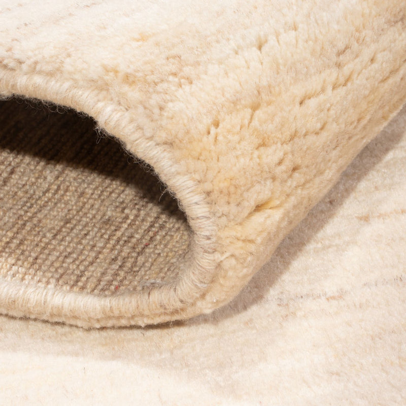Gabbeh Persisch Teppich 100x148cm - Perserteppich Wollteppich - hellbeige