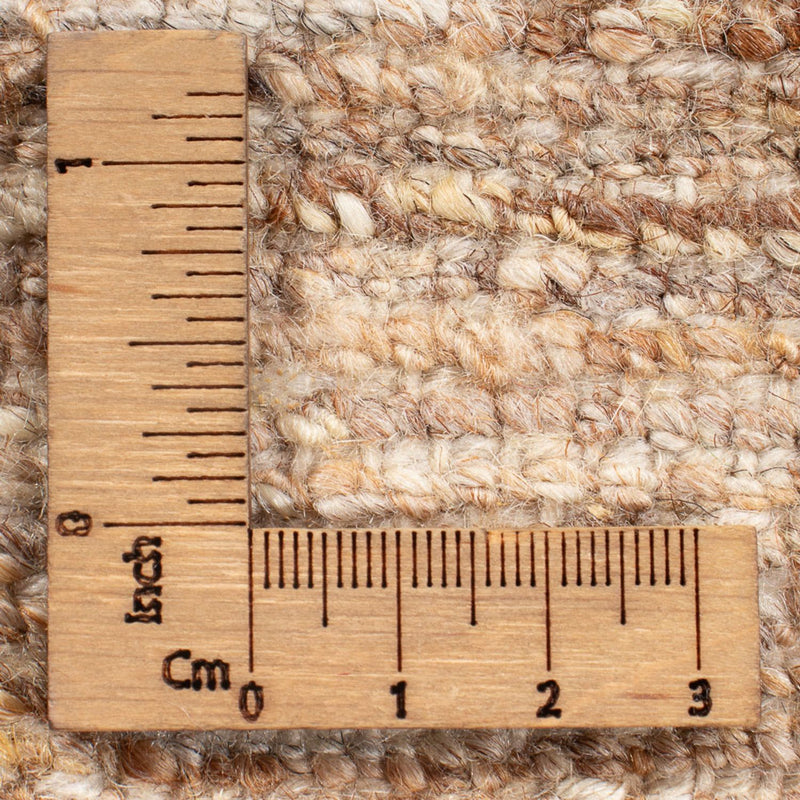 Gabbeh Persisch Teppich 102x142cm - Perserteppich Wollteppich - dunkelbeige