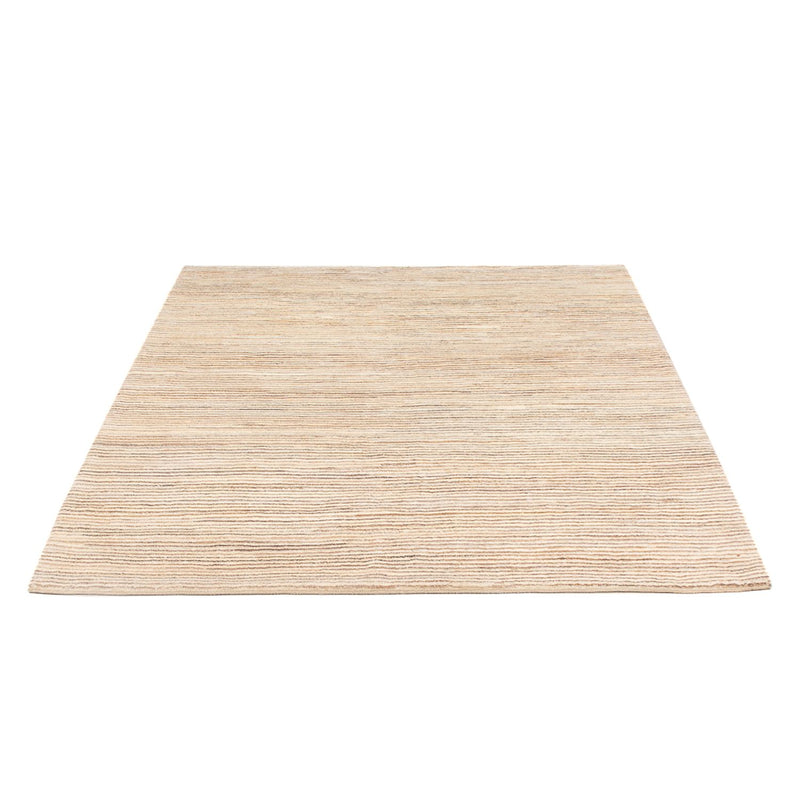 Gabbeh Persisch Teppich 154x184cm - Perserteppich Wollteppich - hellbeige