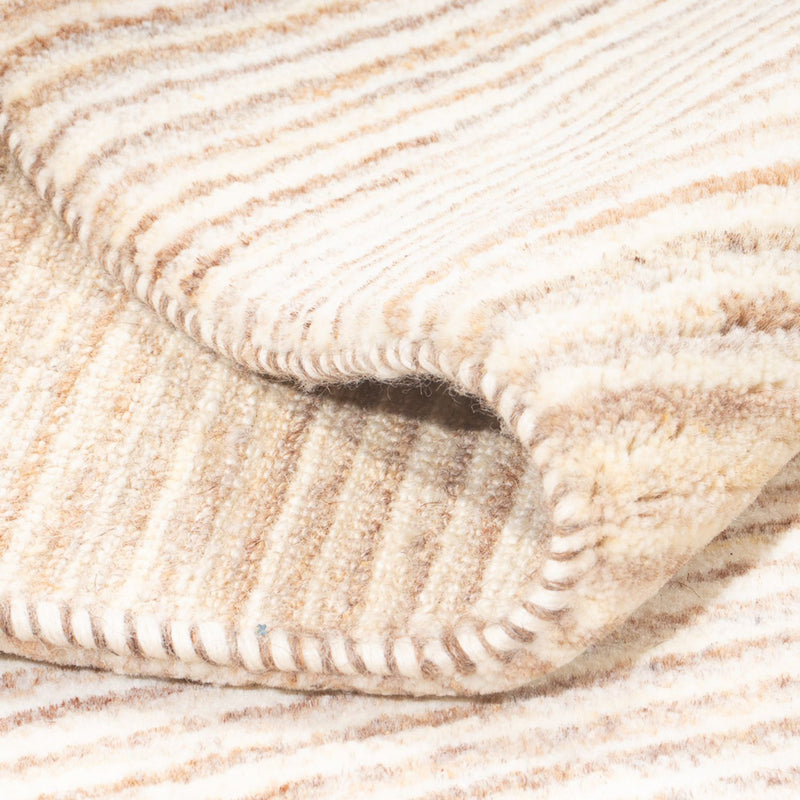 Gabbeh Persisch Teppich 155x198cm - Perserteppich Wollteppich - beige
