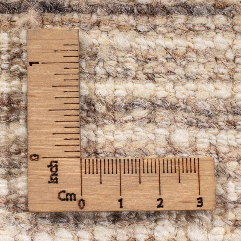 Gabbeh Persisch Teppich 148x197cm - Perserteppich Wollteppich - dunkelbeige