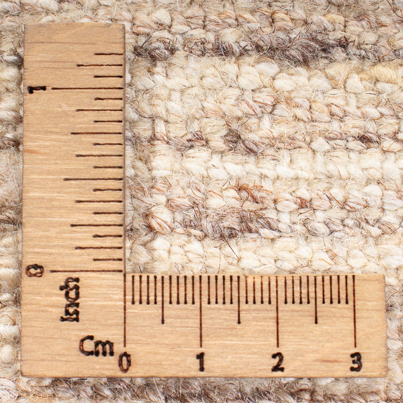 Gabbeh Persisch Teppich 147x197cm - Perserteppich Wollteppich - dunkelbeige