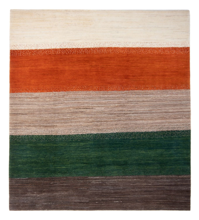 Gabbeh Persisch Teppich 214x238cm - Perserteppich Wollteppich - mehrfarbig