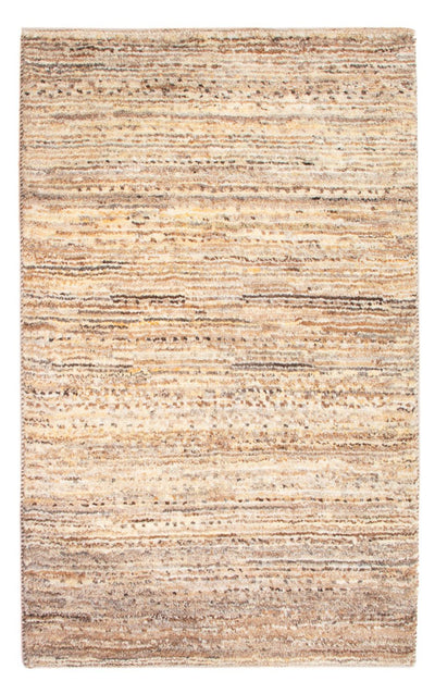 Gabbeh Persisch Teppich 60x89cm - Perserteppich Wollteppich - dunkelbeige