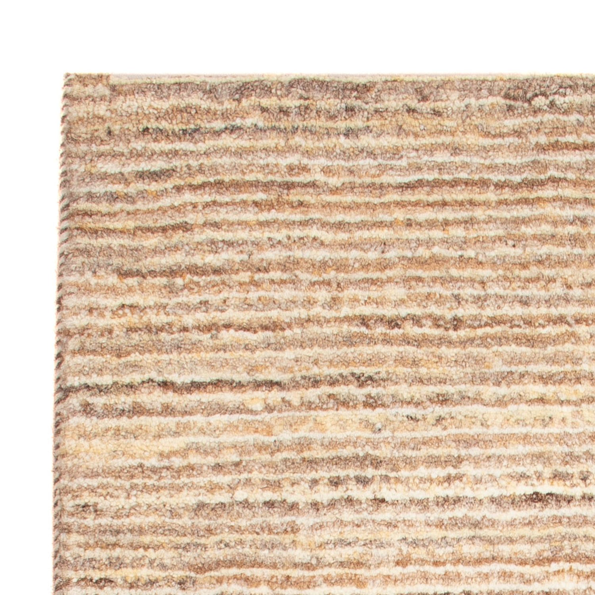 Gabbeh Persisch Teppich 61x94cm - Perserteppich Wollteppich - dunkelbeige