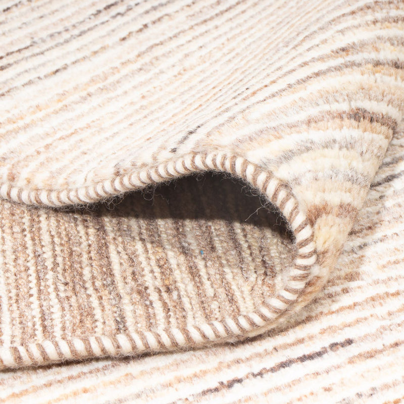 Gabbeh Persisch Teppich 198x243cm - Perserteppich Wollteppich - natur