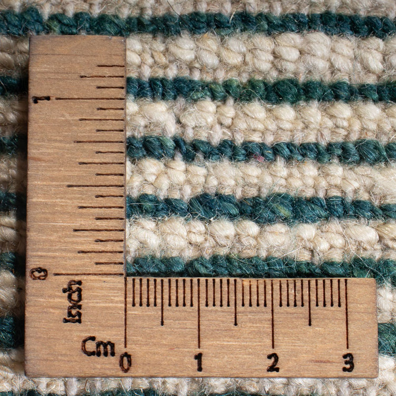 Gabbeh Persisch Teppich 218x240cm - Perserteppich Wollteppich - silber