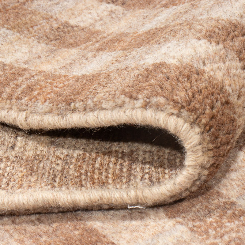 Gabbeh Persisch Teppich 163x240cm - Perserteppich Wollteppich - hellbraun