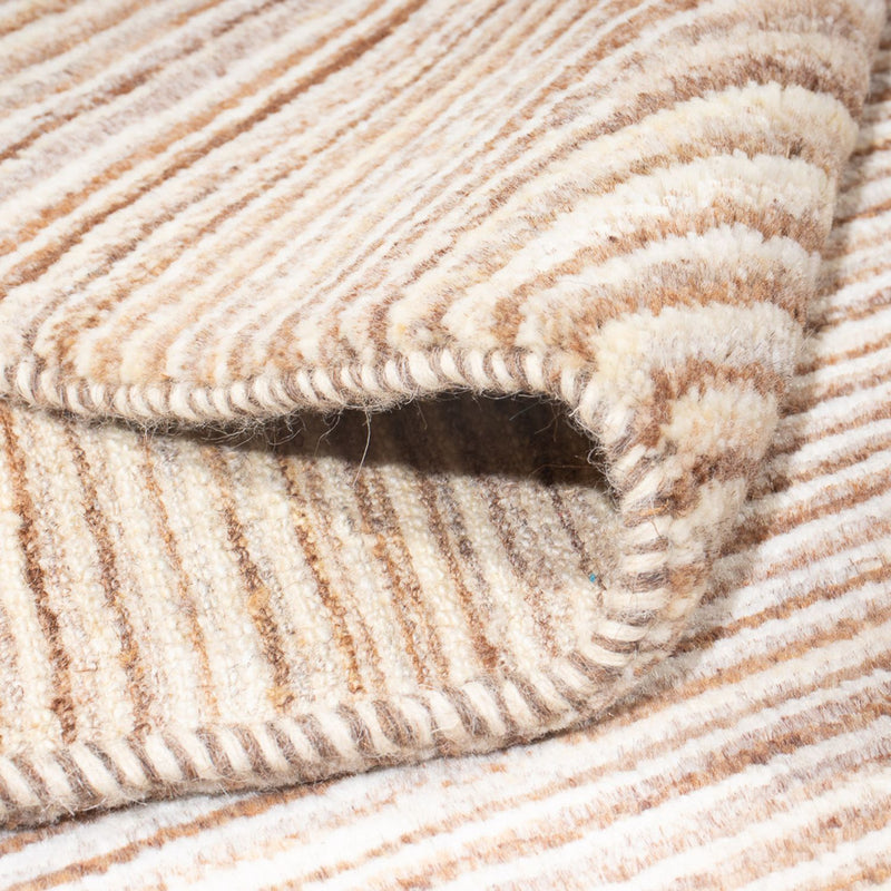 Gabbeh Persisch Teppich 205x212cm - Perserteppich Wollteppich - natur