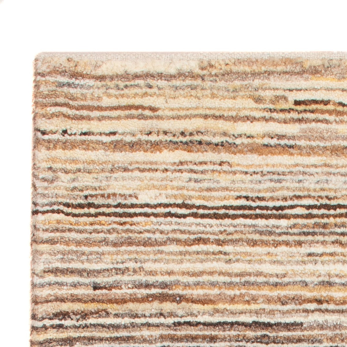 Gabbeh Persisch Teppich 60x94cm - Perserteppich Wollteppich - dunkelbeige
