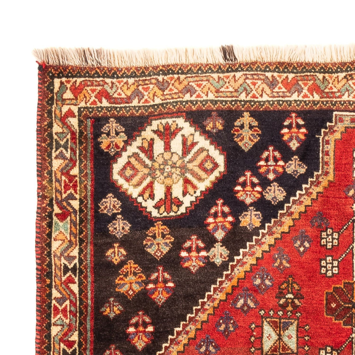Ghashghai Teppich 114x170cm - Perserteppich - rot