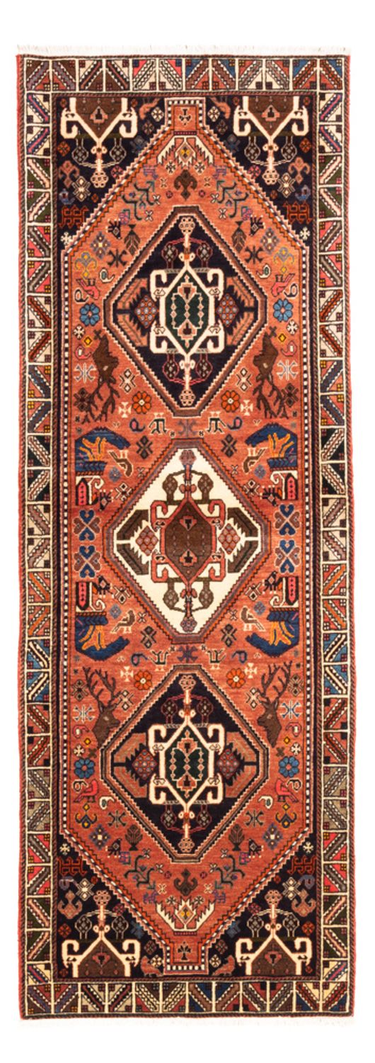 Qaraja Teppich 73x200cm - Perserteppich - terrakotta