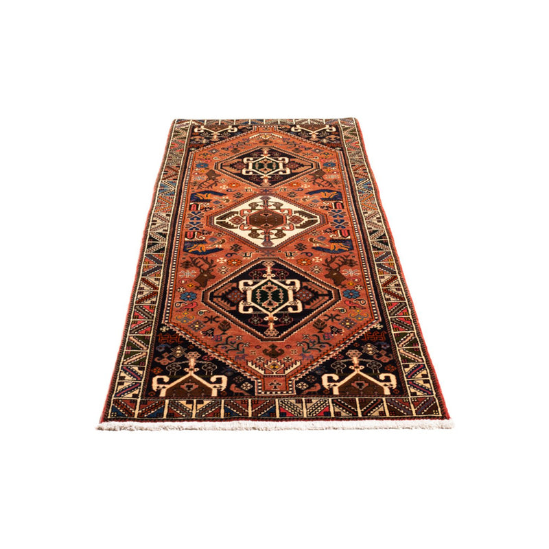 Qaraja Teppich 73x200cm - Perserteppich - terrakotta