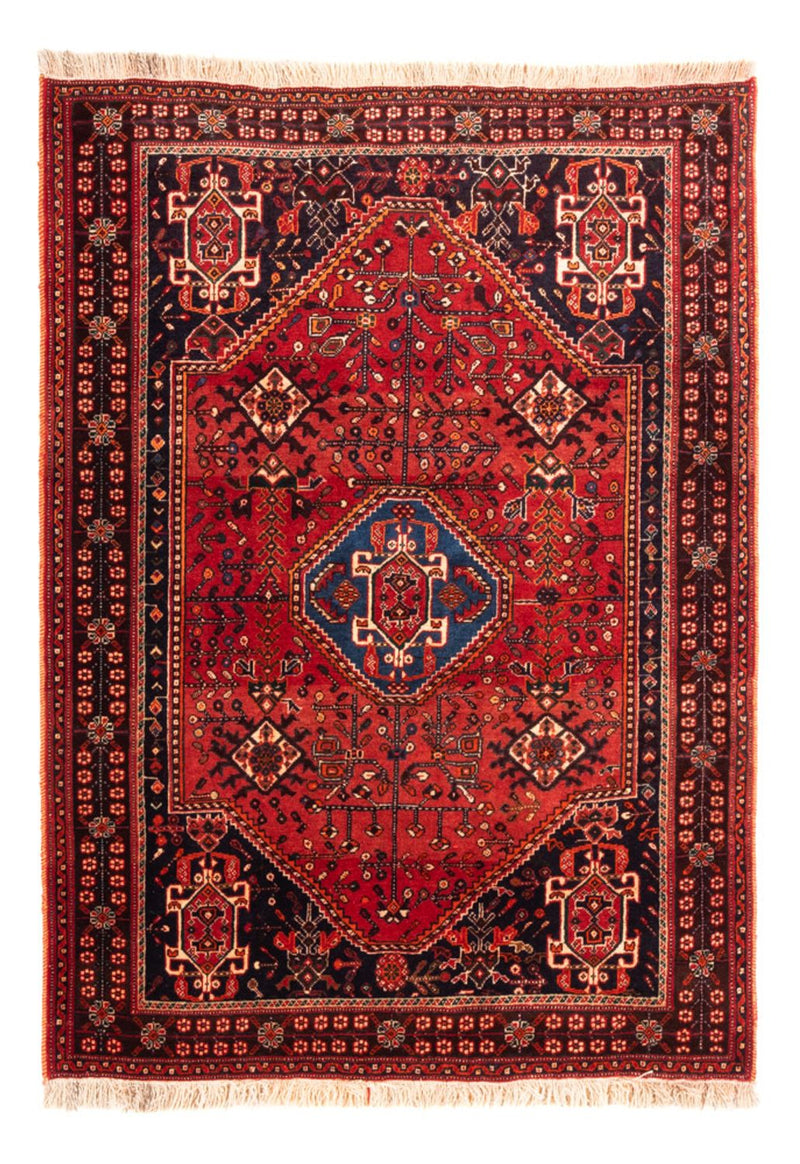 Ghashghai Teppich 117x157cm - Perserteppich - rot