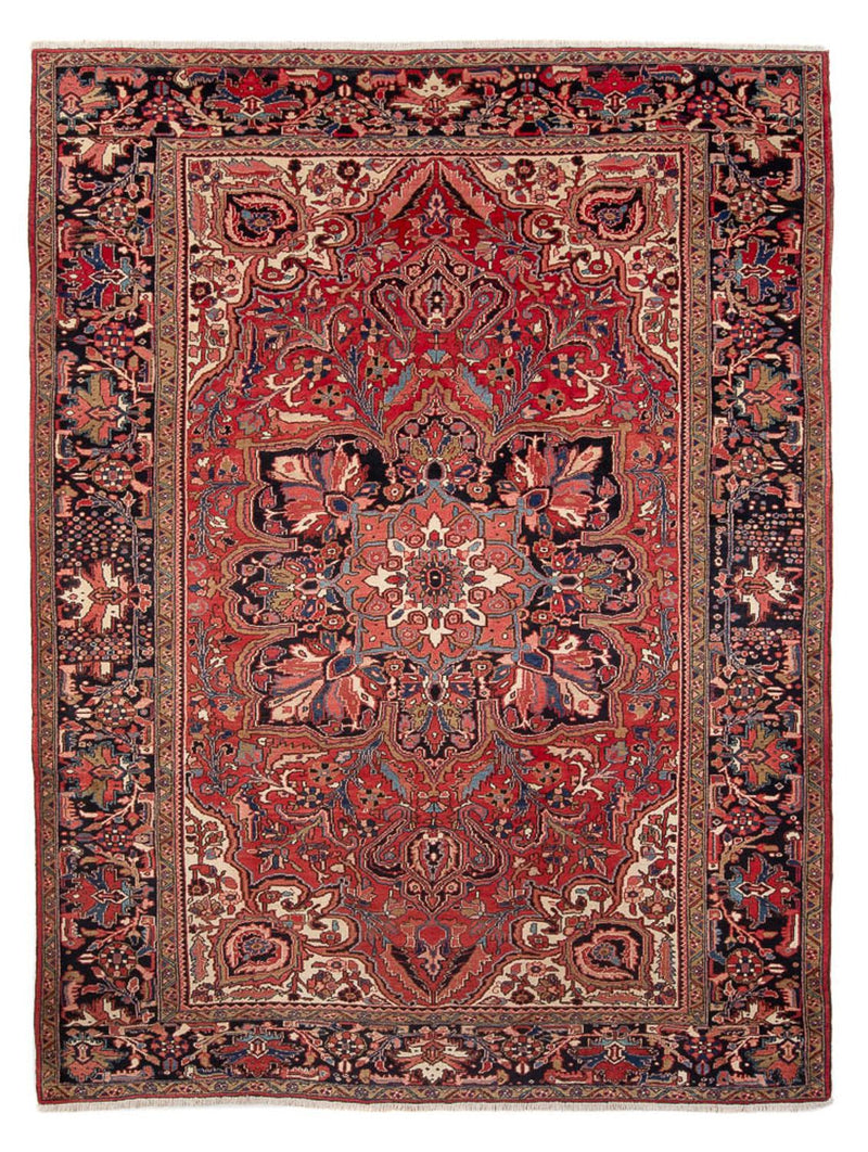 Heriz Teppich 250x350cm - Perserteppich - rot