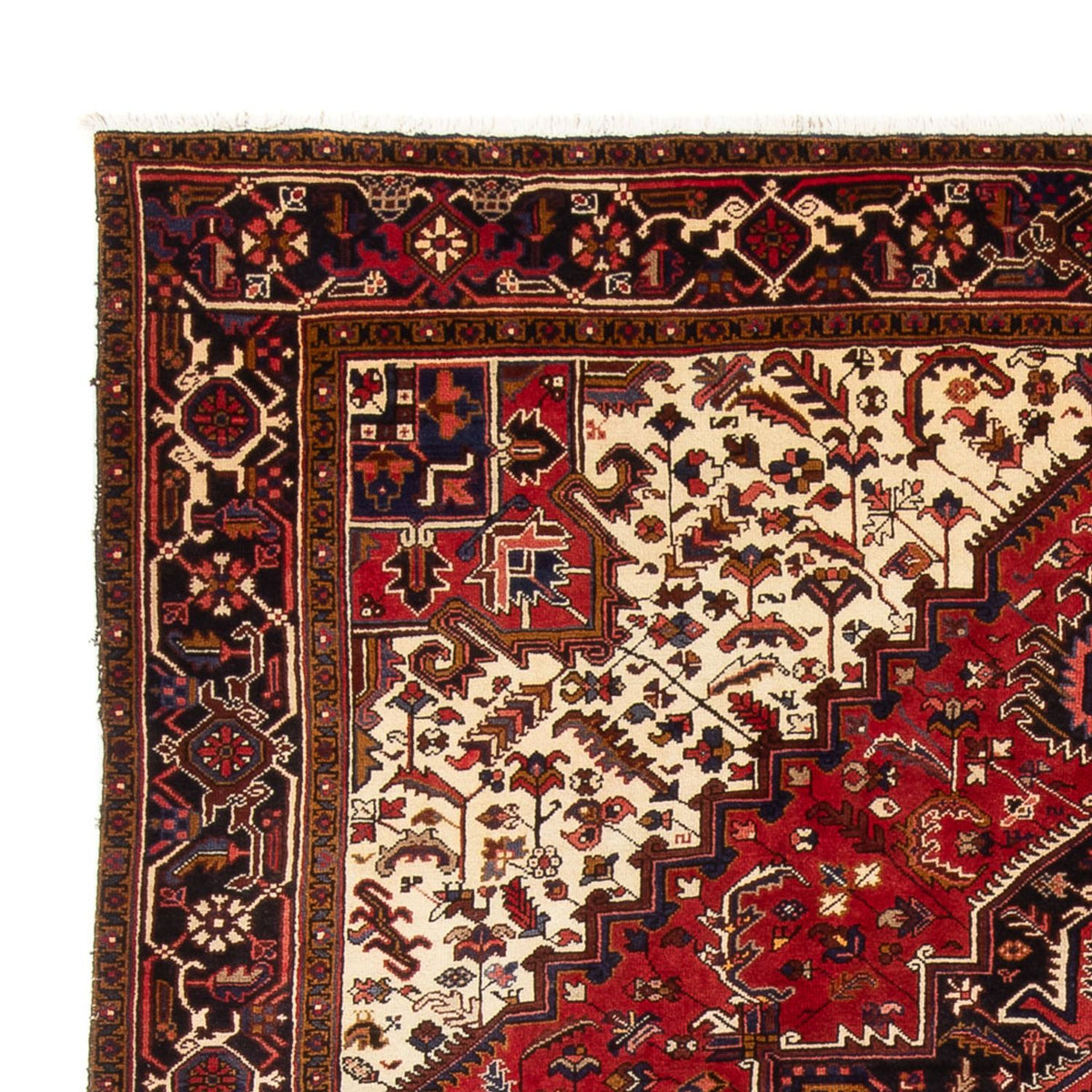 Heriz Teppich 243x339cm - Perserteppich - creme