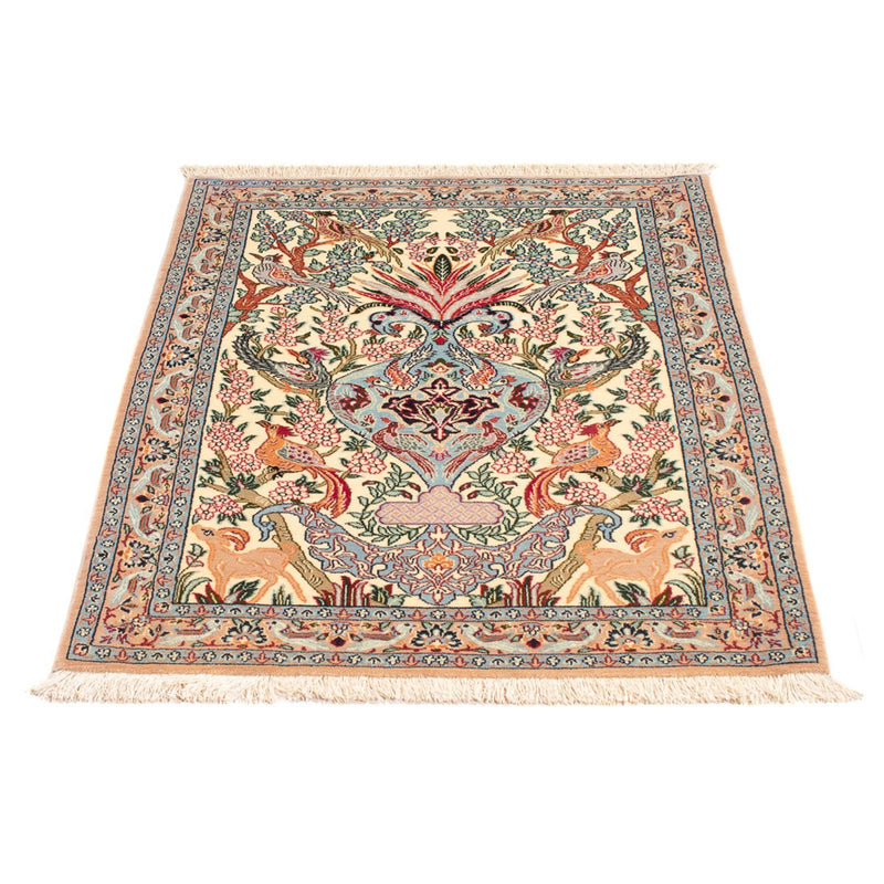 Isfahan Teppich 73x105cm - Perserteppich - mehrfarbig