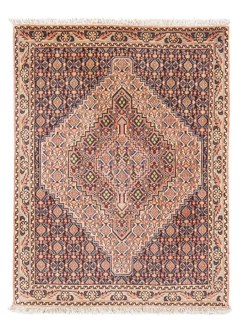 Senneh Teppich 73x103cm - Perserteppich - dunkelbeige