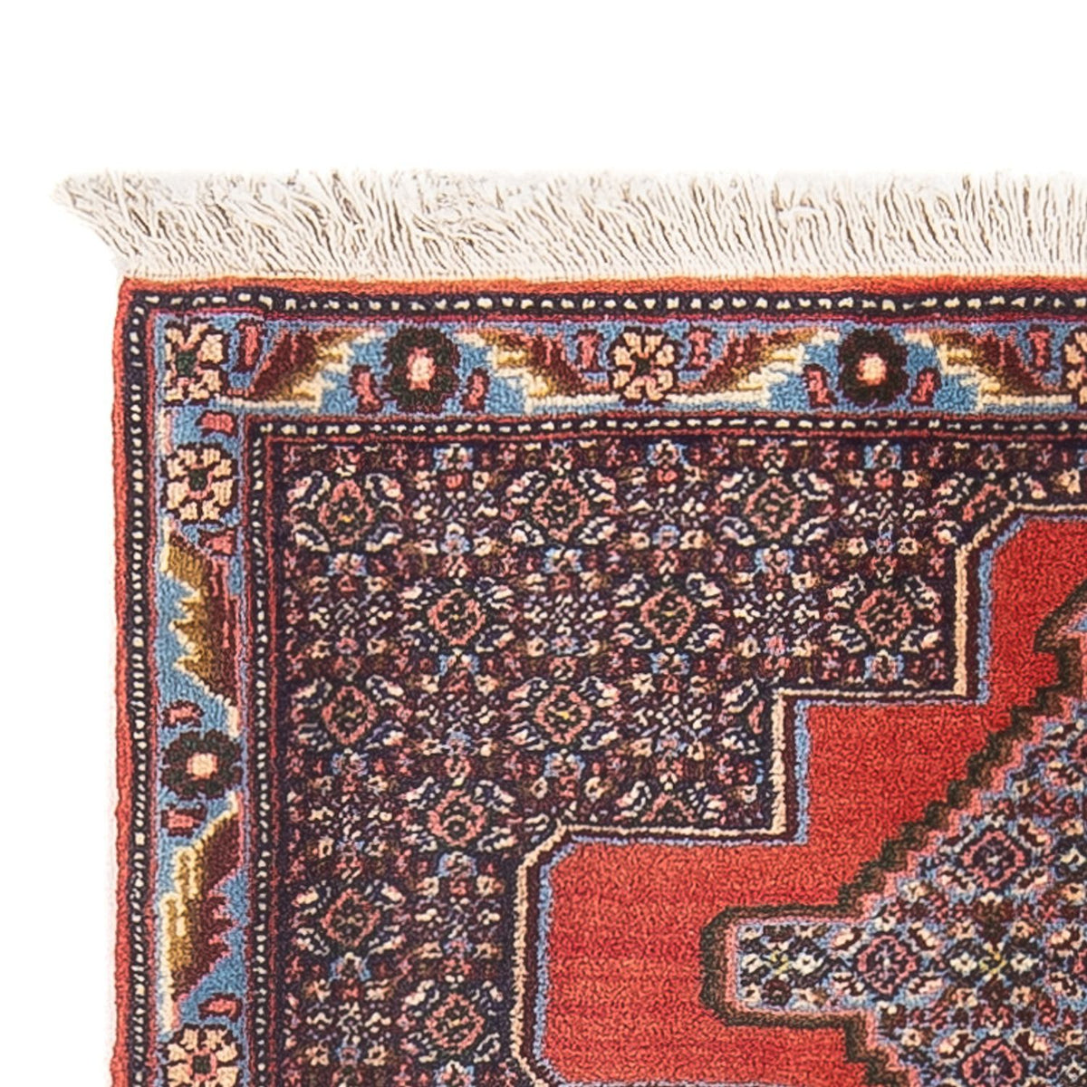 Senneh Teppich 73x103cm - Perserteppich - rot