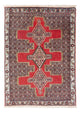 Senneh Teppich 73x106cm - Perserteppich - rot