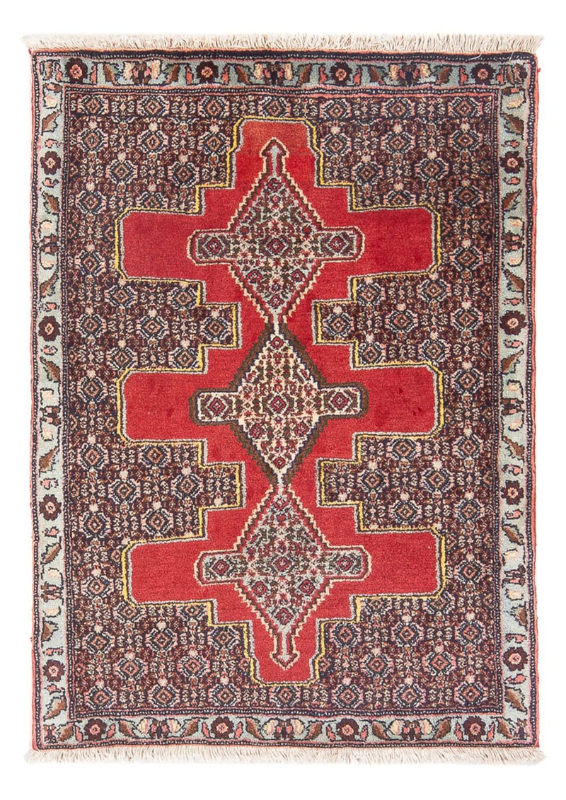 Senneh Teppich 73x106cm - Perserteppich - rot