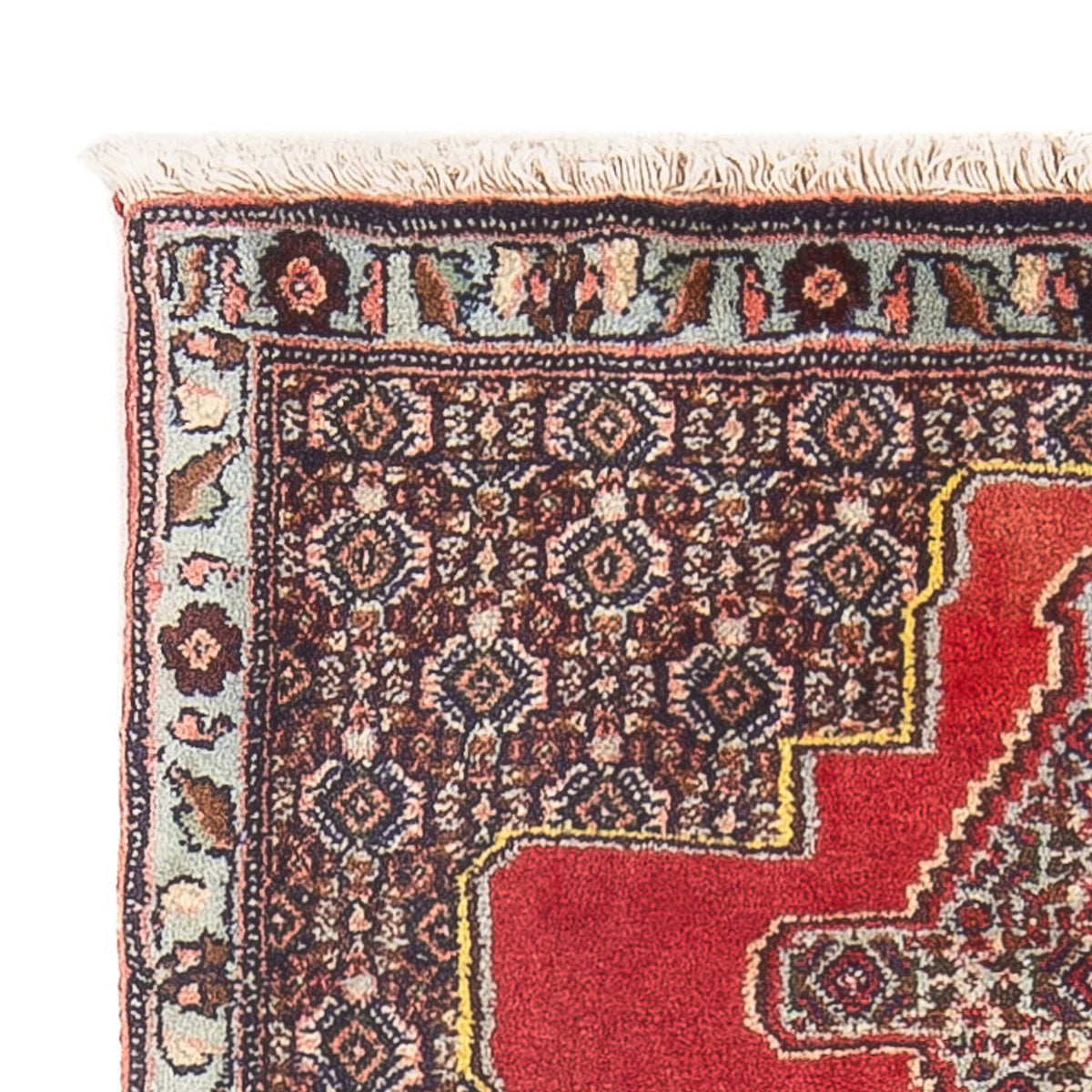 Senneh Teppich 73x106cm - Perserteppich - rot